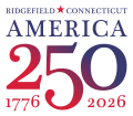 Ridgefield Commemorates America at 250 logo